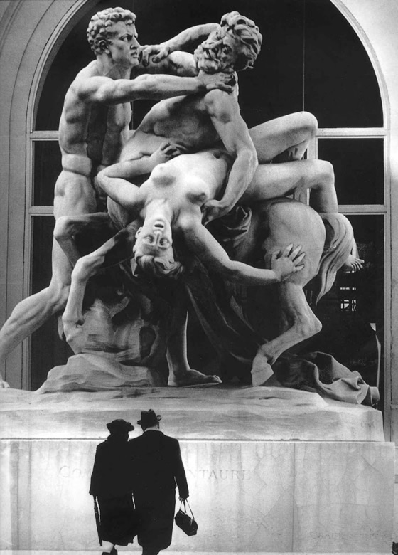Gustave Adolphe Désiré Crauk photographed by Robert Doisneau