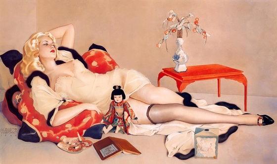 Alberto Vargas ~ Flowers of Evil