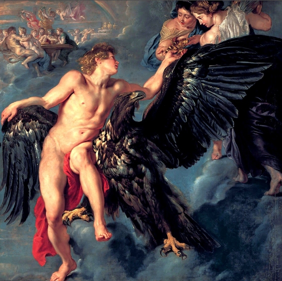 Peter Paul Rubens ~ Ganymede receives the bowl from Hebe