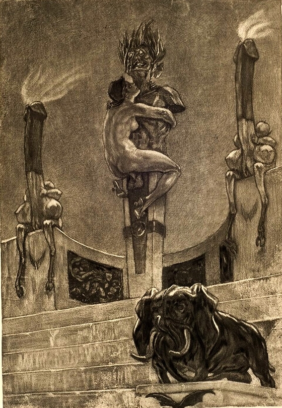 Félicien Rops ~ The Idol