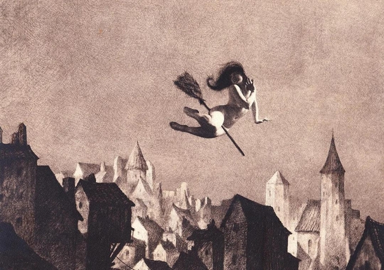 William Mortensen ~ The Witch