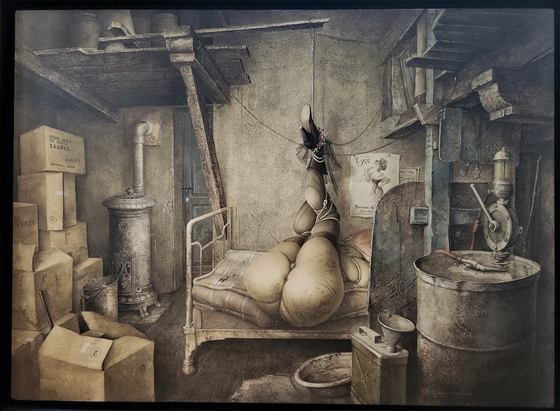 Jean Marie Poumeyrol ~ In the mechanic's workshop