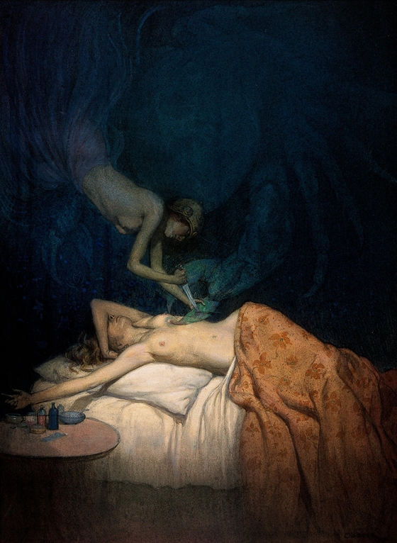 Richard Tennant Cooper ~ Allegory of Surgical Treatment for Breast Cancer