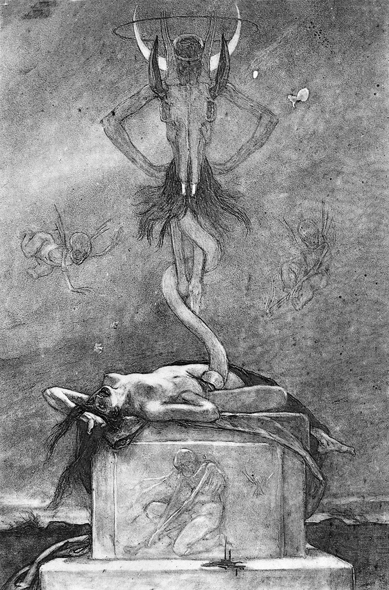 Félicien Rops ~ The Sacrifice