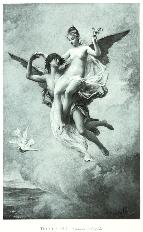 Eugène Romain Thirion ~ Cupid and Psyche