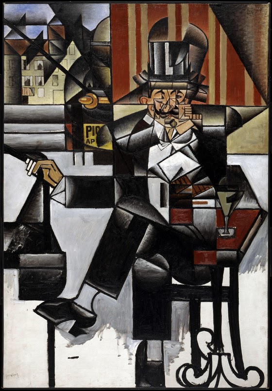Juan Gris ~ Man in a Café