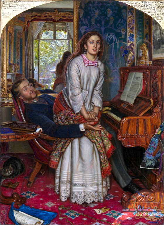 William Holman Hunt ~ The Awakening Conscience