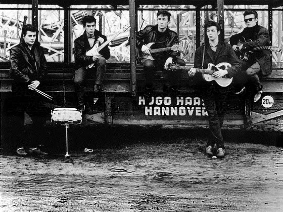Astrid Kirchherr ~ The Beatles at Hamburg Funfair