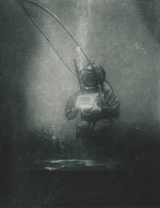 Louis Boutan ~ Romanian oceanographer and biologist Emil Racovitza in Banyuls-sur-Mer in the South of France