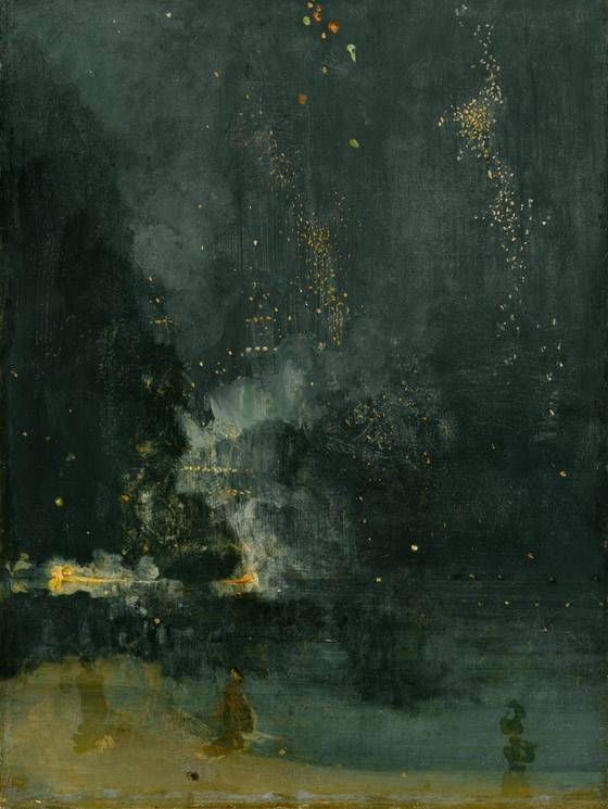 James Whistler ~ Nocturne in Black and Gold: The Falling Rocket