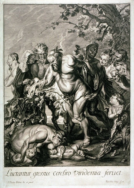 Richard van Orley II ~ The Drunken Silenus