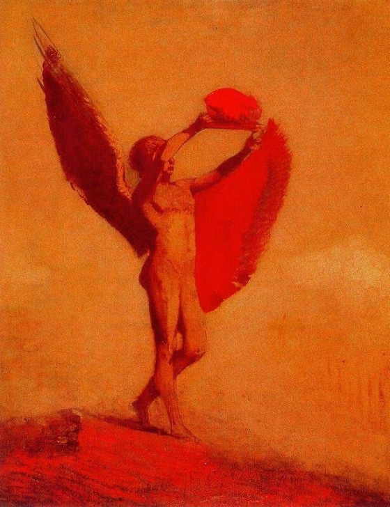 Odilon Redon ~ Icarus