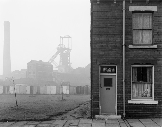 Chris Killip ~ Terraced House and Coal Mine, Castleford, Yorkshire