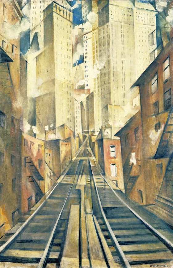 Christopher R. W. Nevinson ~ The Soul of the Soulless City