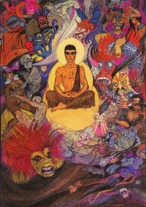 Jeanne Mammen ~ The Temptation of the Buddha