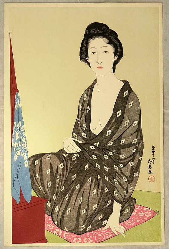 Goyō Hashiguchi ~ Woman in a Summer Kimono