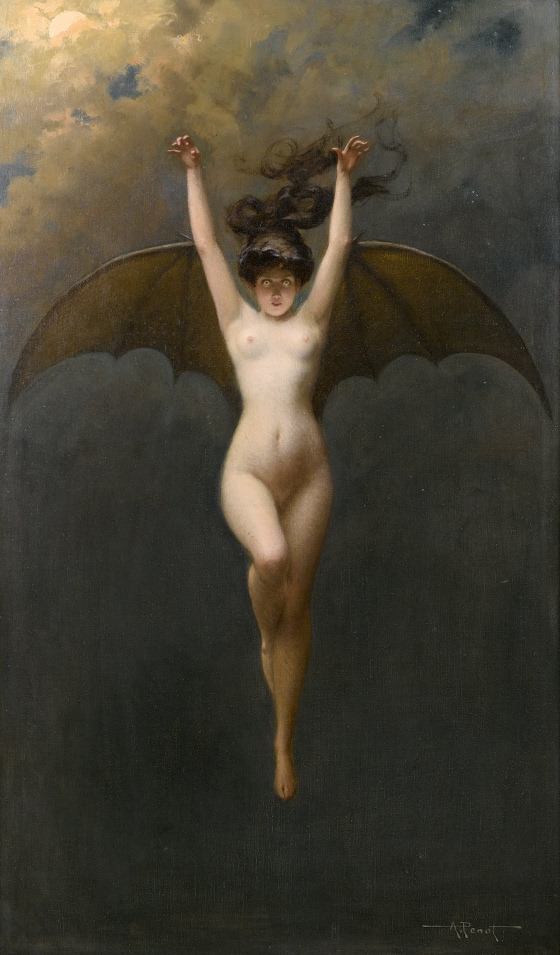 Albert Joseph Pénot ~ La Femme Chauve-Souris 