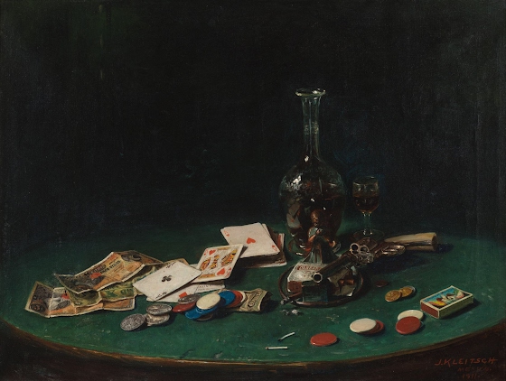 Joseph Kleitsch ~ The Interrupted Hand