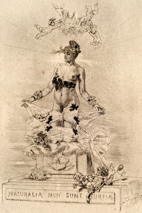 Félicien Rops ~ Naturalia Non Sunt Turpia