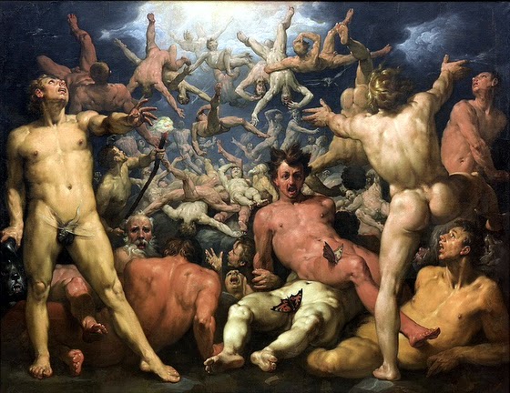 Cornelis van Haarlem ~ Fall of the Titans