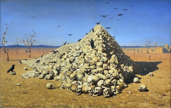 Vasily Vereshchagin ~ The Apotheosis of War