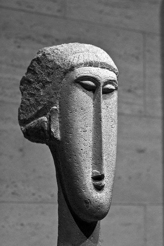 Amedeo Modigliani ~ Head of a Woman