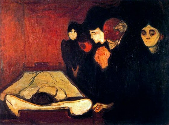 Edvard Munch ~ By The Death Bed
