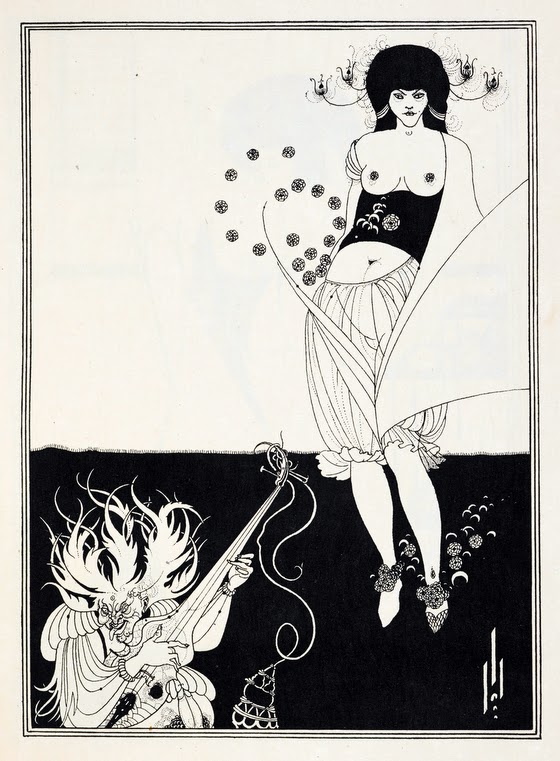 Aubrey Beardsley ~ The Stomach Dance