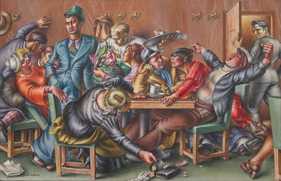 Paul Cadmus ~ Greenwich Village Cafeteria