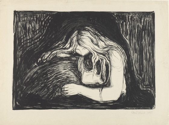 Edvard Munch ~ Vampire