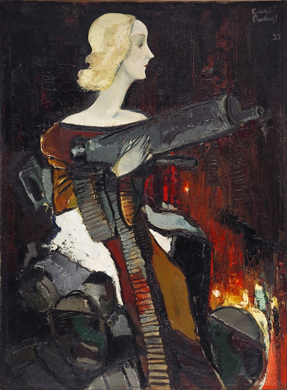 Kārlis Padegs ~ Madonna with a Machine Gun