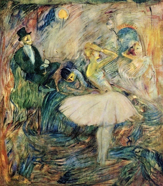 Henri de Toulouse-Lautrec ~ The Dancer in Her Dressing Room