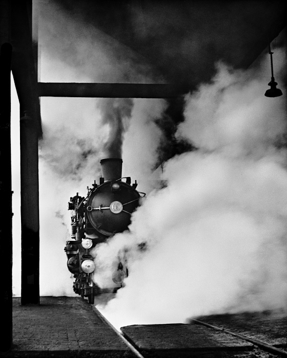 René Groebli ~ Rail Magic, Gare de l’Est, Paris