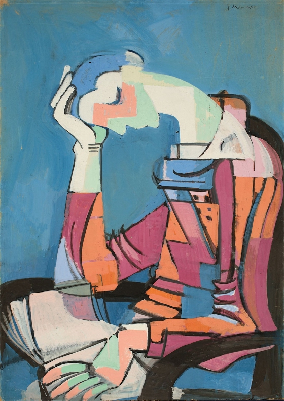 Jeanne Mammen ~ Reading Boy
