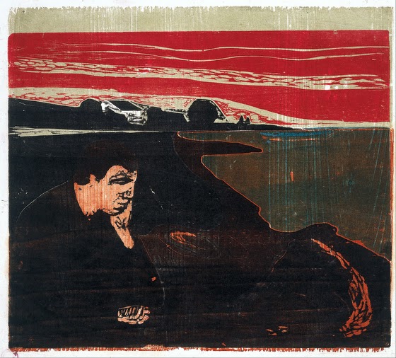 Edvard Munch ~ Evening. Melancholy I.