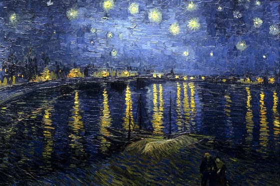 Vincent van Gogh ~ Starry Night Over the Rhone