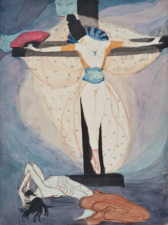 Jeanne Mammen ~ Frau am Kreuz