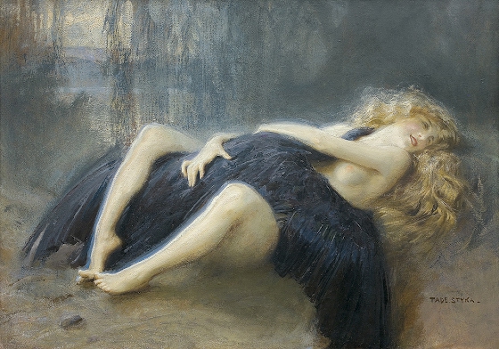 Tadeusz Styka ~ Leda and the Swan