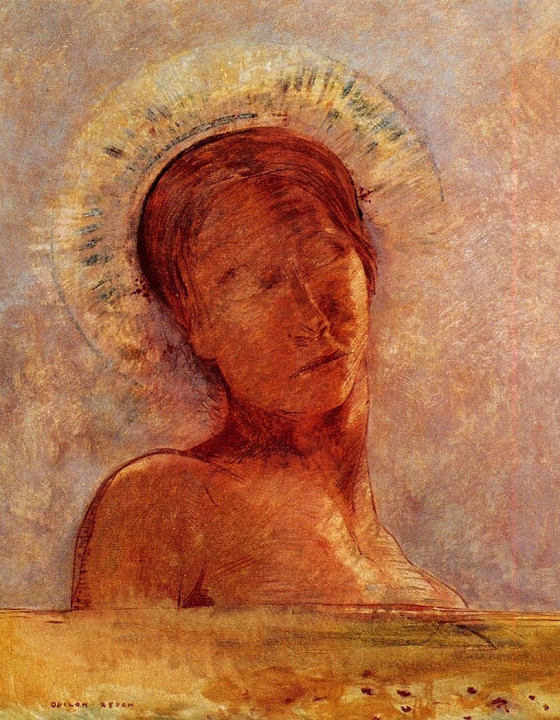 Odilon Redon ~ Closed Eyes