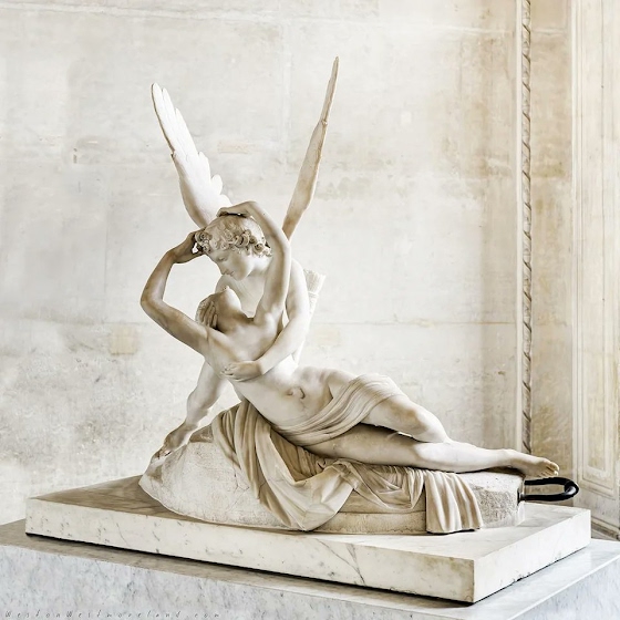 Antonio Canova ~ Psyche Revived by Cupid’s Kiss