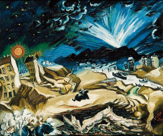 Ludwig Meidner ~ Apocalyptic Landscape