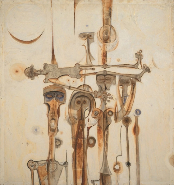 Ibrahim El-Salahi ~ Funeral and the Crescent