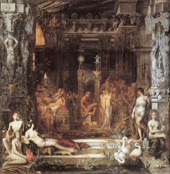 Gustave Moreau ~ The Daughters Of Thespius