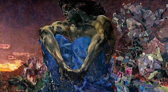 Mikhail Vrubel ~ The Demon Seated