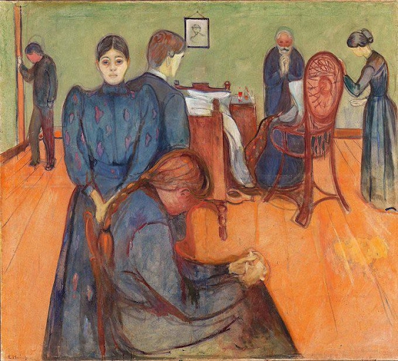 Edvard Munch ~ Death in the Sickroom