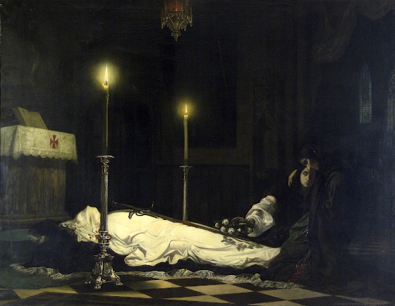 Viktor Madarász ~ The Mourning of László Hunyadi
