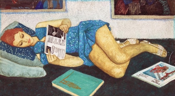 Béla Czene  ~ Girl Reading