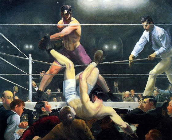 George Bellows ~ Jack Dempsey vs. Luis Ángel Firpo