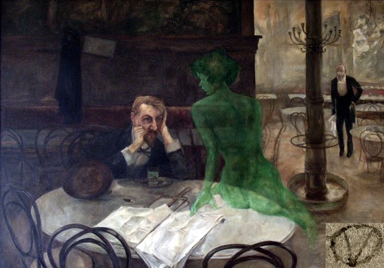Viktor Oliva ~ The Absinthe Drinker
