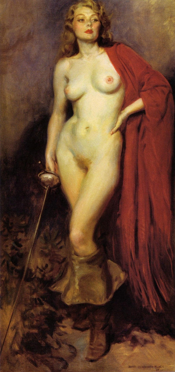 James Montgomery Flagg ~ The Fencer